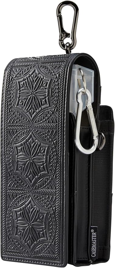 Casemaster Voyager Leatherette Wallet with Nomad Case, Holds 3 Steel Tip or Soft Tip Darts Fully Assembled, Portable Storage Accessories