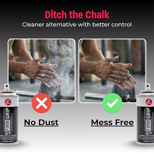 Cramer Firm Grip, Anti-Slip Grip Enhancer for Sweaty Hands & Activities Like Football, Tennis, Golf, Weightlifting, Pole Fitness & Gymnastics, Spray or Powder, 4 Ounce