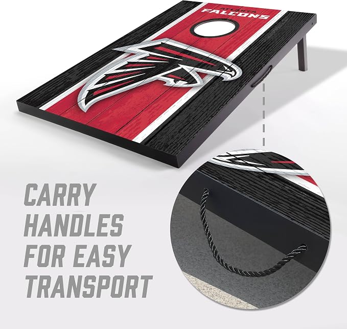 YouTheFan NFL 2' x 3' Portable Cornhole Game with Logo Bags