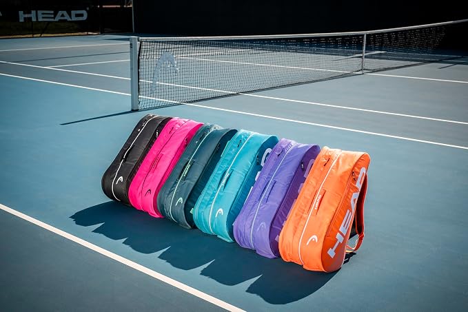 HEAD Tour Racquet Bag XL (12R) Tennis Bag - Holds Up to 12 Racquets, CCT+ Climate Control Technology, 3 Main Compartments, Shoe Pocket & Backpack Carry System