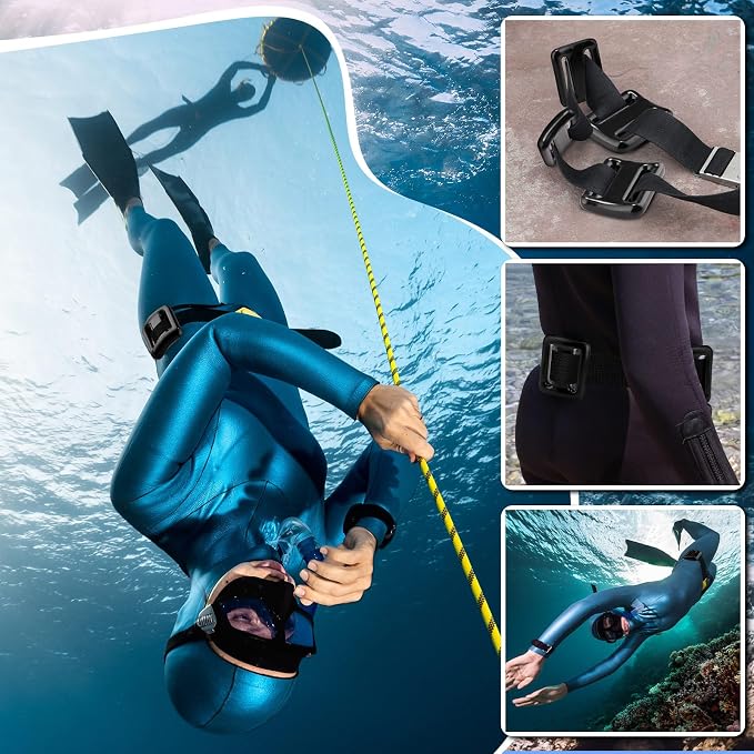 Relaxweex 6 Pcs 1.1lb Dive Weights for Diving Weight Belt, Lead Diving Weights, Lead Weights, Coated Dive Weights, Dive Belt Weights for Freediving Spearfishing