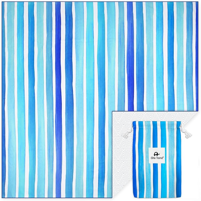 Quick Dry Towel Extra Extra Large 72x72 Inch - Microfiber Beach Towel - Perfect for Beach, Travel, Swimming, Pool, Yoga, Hiking, Camping - Lightweight, Fast Drying, Compact for Adults (Maldives)