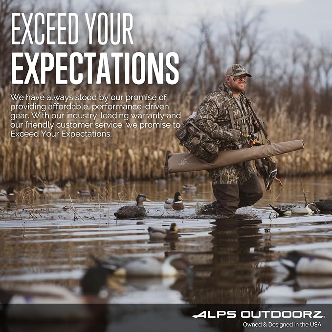 ALPS OutdoorZ Ducks Unlimited Guardian Backpack Dry Bag, 50L, Mossy Oak Original Bottomland
