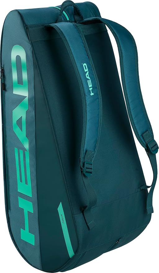 HEAD Tour Racquet Bag L (9R) Tennis Bag - Holds Up to 9 Racquets, CCT+ Climate Control Technology, 2 Main Compartments, Shoe Pocket & Backpack Carry System