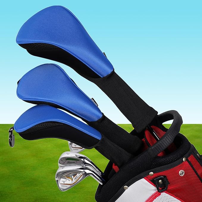 Craftsman Golf 11pcs/Set Neoprene Iron Headcover Set+3pcs/Set Driver Fairway Hybrids Headcover