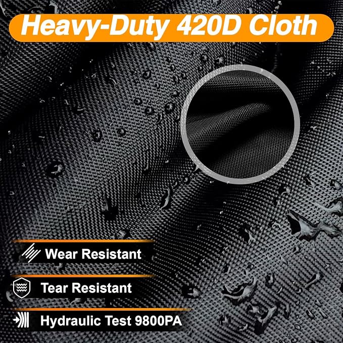 EVRBUL Treadmill Cover Heavy Duty Waterproof Dustproof Running Machine Cover Home Gym Exercise Workout Equipment Protective with Air Vents Reflective Strip Drawstring