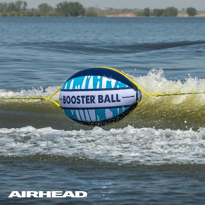 Airhead Booster Ball - Towable Tube Rope Performance Ball - Works for Boating, Water-Skiing, Wakeboarding, and More - Boating and Water Sports