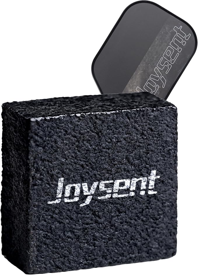 Pickleball Paddle Eraser, Carbon Fiber Pickle Ball Racket Cleaner, Fast & Easy Rubber Pickleball Accessories to Remove Ball Residue, Dirt and Scratches, 1 Pcs