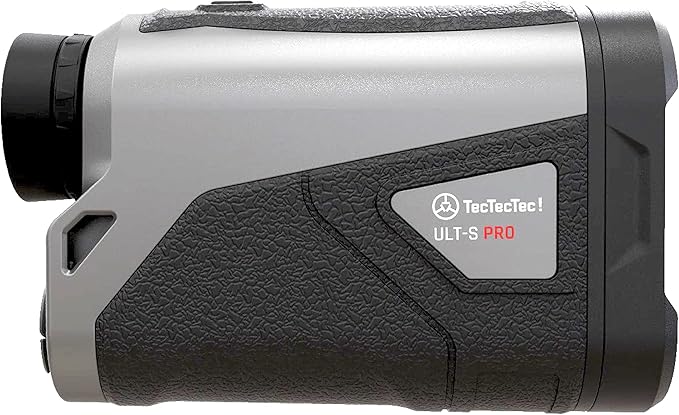 TecTecTec ULT-S & ULT-S Pro with Stabilization Golf Rangefinder with Slope and Vibration, Hyper Read Technology, Smart Laser Range Finder Binoculars with Fog Mode and TOLED Display for Golfing and Hunting