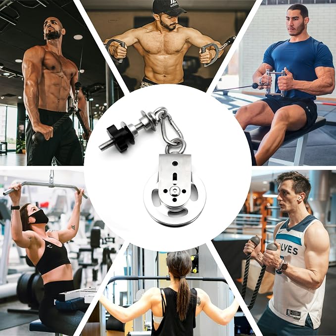 Heavy-Duty Power Rack Attachments, Quick-Install Home Gym Accessories for 2x2, 2x3 & 3x3 Power Racks, Fits 1/2", 5/8" & 1" Holes