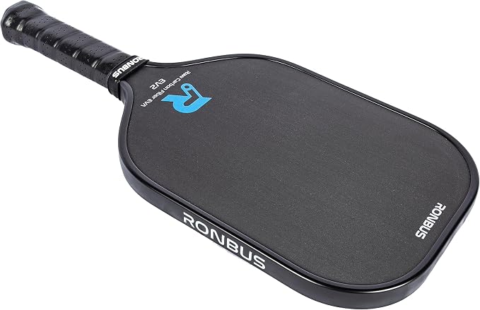 EV2 Raw Toray T700 Carbon Fiber Pickleball Paddle with 16 mm Enhanced EVA core