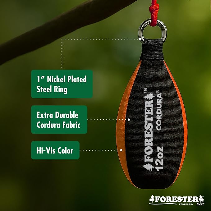 FORESTER Arborist Throw Weight | Cordura Throw Weight for High Abrasion Resistance and Durability | Arborist Equipment for Tree Climbing