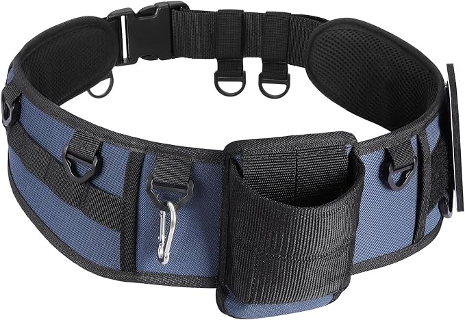 PELLOR Fishing Belt Rod Holder Adjustable Fishing Wading Belt