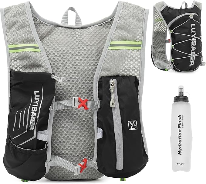 TRIWONDER Hydration Vest Running Backpack for Men & Women, Water Pack for Hiking, Camping, Climbing & Cycling, Lightweight Daypack