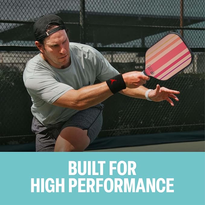 Palms-O-Aces Carbon Fiber Pickleball Paddle – USAPA Approved 16mm T700 Graphite Paddle with Textured Spin Surface | Lightweight Carbon Fiber Pickleball Paddles & Racket | Includes Paddle Cover