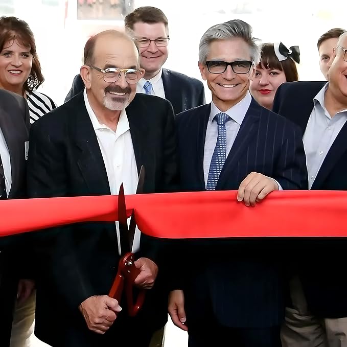 25" Giant Scissors for Grand Opening – Ceremony Big Ribbon Cutting Scissors Red for Special Events Heavy Duty Shears Inauguration and Ceremonies Theater Performances