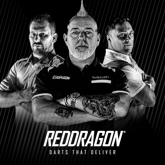 RED Dragon Rat 26g, 28g, 25g, 30g, 32g or 35g Tungsten Darts Set with Flights and Stems
