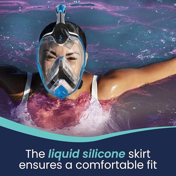 Phantom Aquatics Voda Full Face Snorkel Mask