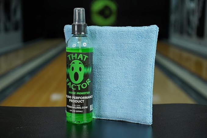 Creating the Difference Power Pad | Microfiber Bowling Ball Cleaning Towel | Bowling Ball Cleaner | Removes Dirt & Oil | Bowling Supplies & Accessories