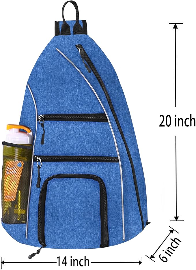 Pickleball Bag - Pickleball Bags for Women Men - Pickleball Backpack - Travel Pickleball Paddle Case, Pickle Ball Bag for Pickleball Paddle Tennis Racket, Protable Pickleball Sling Bag