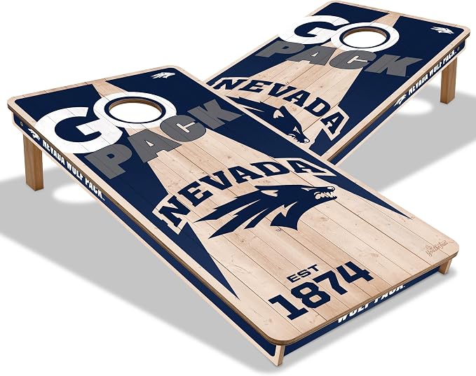 YouTheFan NCAA 2’ x 4’ Professional Wood Cornhole Game
