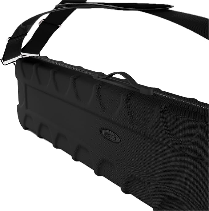 Casemaster Parallax 4x4 Billiard Cue Case, Holds 4 Butts and 4 Shafts, Foam-Padded Interior, 600D Oxford Fabric, Backpack Straps, Black