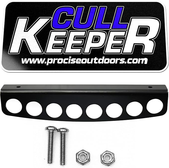 PROcise Outdoors Cull Keeper - Fish Culling System for Bass Fishing and Tournaments, Professional Bass Tagging System - Keeps Cull Tags for Bass Fishing Tournaments Organized - 8 Holes, Large