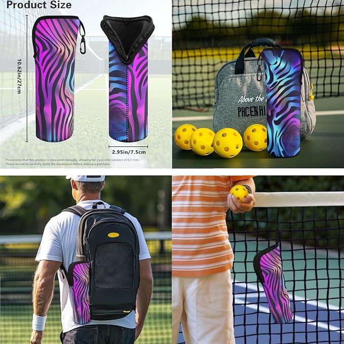 Pickleball Paddles Set 3PCS Pickleball Paddle Case Pickleball Racket Pickleball Bag Ideal for Beginners Gifts
