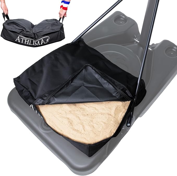Basketball Hoop Portable Base Anchor Weight Bag to Hold Down Your Portable Basketball Hoop Outdoor Base is Weather Resistant, Sun Fade Resistant
