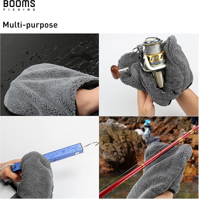 Booms Fishing Gear and Equiment: 9pcs Fishing Tool kit - 7" Fillet Knife, 9" Needle Nose Pliers, Digital Fish Scale with Gripper, Dehooker, Scissors, Towel, Retractor and 2 lanyard for Saltwater, XT05