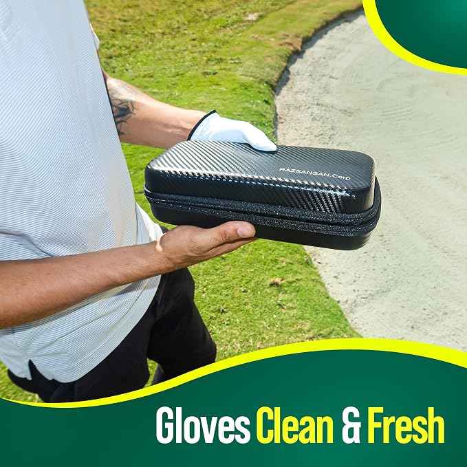 Golf Glove holder case Golf Glove caddy Golf Bag Accessories for Men Golf Accessories Bag Golf essentials for men Golf ball holder Golf Organizer Golf glove case golf ball bag