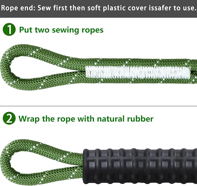 Heavy Duty Tree Swing Ropes Hammock,Tree Swings Hanging Straps,Adjustable Extendable,for Outdoor Swings Hammock Playground Set Accessories,7.25ft(87") of 1 Pcs,Green