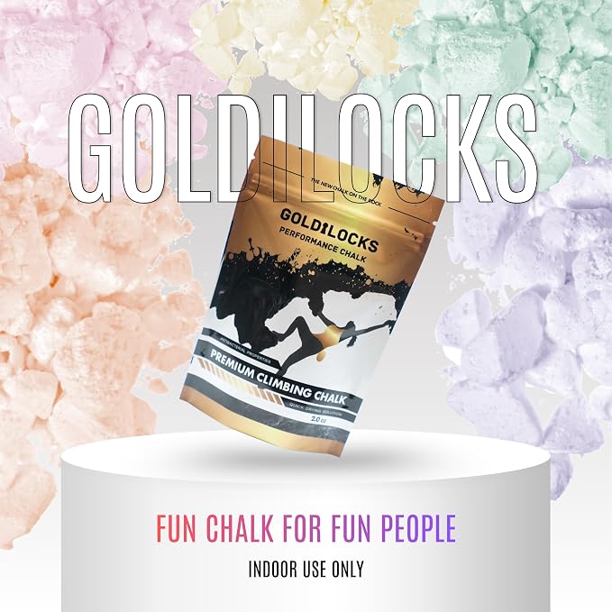 Goldilocks Chunky Chalk for Rock Climbing, Crossfit, Weight Training, Gymnastics, & More - Parent