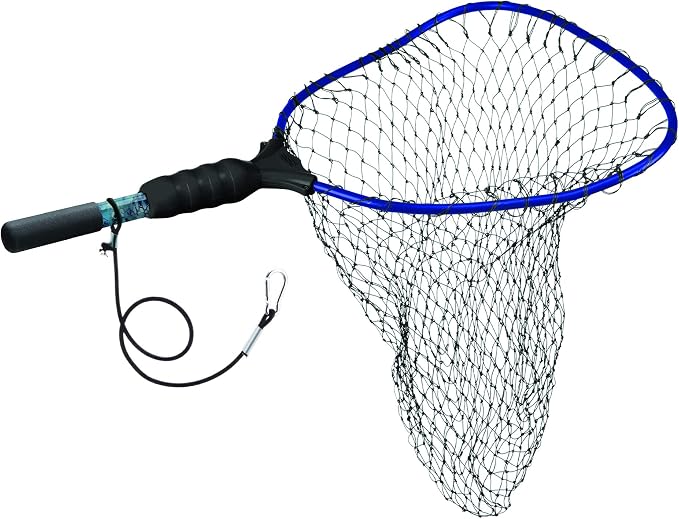 Ego S1 Slider Fishing Net, Ultimate Fishermen’s Tool Fixed Handle, Replaceable Head, Salt & Freshwater, 17x19 Inch Hoop