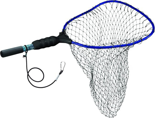 Ego S1 Slider Fishing Net, Ultimate Fishermen’s Tool Fixed Handle, Replaceable Head, Salt & Freshwater, 17x19 Inch Hoop
