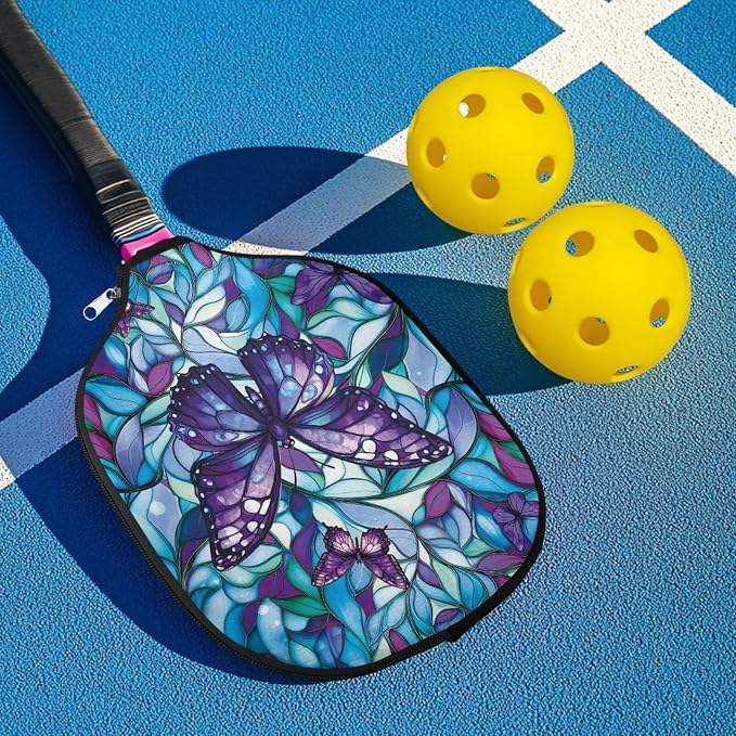 Pickleball Paddle Covers Only for Men and Women Zipper Closure Protection and Decoration