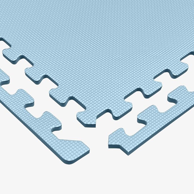 We Sell Mats 1/2-inch Multi-Purpose, Sky Blue, 24 Sq Ft (6 Tiles)