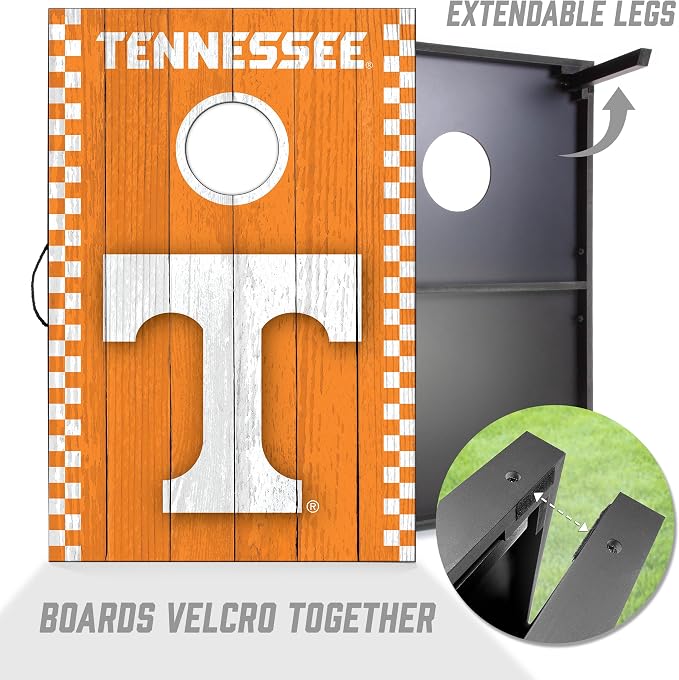 YouTheFan NCAA 2' x 3' Portable Cornhole Game with Logo Bags