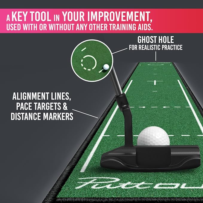PuttOUT Putting Mat Family - Perfect Your Golf Putting