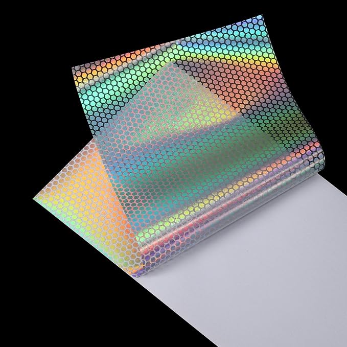 PATIKIL Assorted Reflective Fishing Lure Stickers, 20Pcs Adhesive Holographic Luminous Lure Making Sticker Crafts DIY Film Flash Lure Tape for Fishing Lure Making Metal Baits
