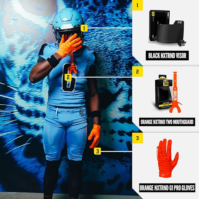 Nxtrnd G1 Pro Men's Football Gloves, Adult Sticky Receiver Gloves