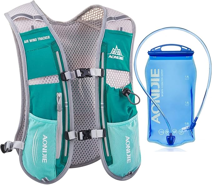 AONIJIE Hydration Vest Pack Backpack 5L 5.5L Marathoner Running Vest Race Hydration for Women and Men Trail Run Hiking Jogging