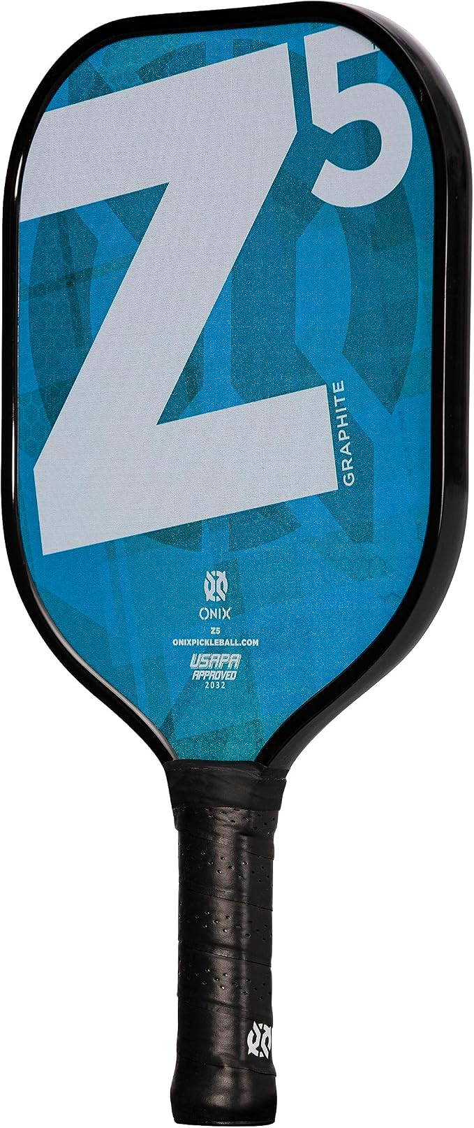 Onix Graphite MOD Z5 Carbon Fiber Pickleball Paddle with Wide-Body Shape. Honeycomb Core, Graphite Face & Cushion Comfort Pickleball Paddle Grip