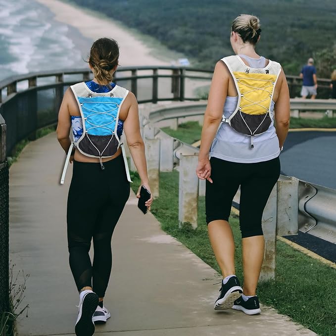 Hydration Running Vest for Women Men, Water Vest Backpack 2L, Lightweight Hydration Pack Water Backpack for Hiking, Trail Marathon Race