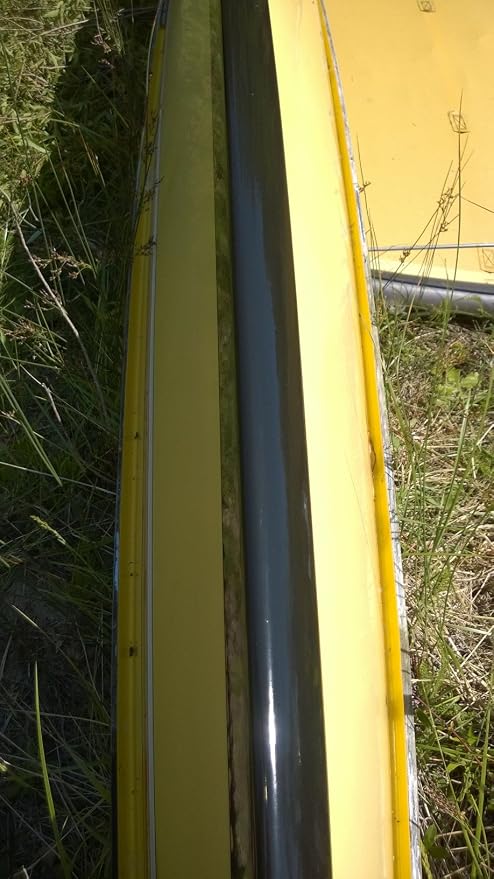 Kayak Keel Guard 4" Width Black Kayak Canoe Protective Guard Abrasion Resistance