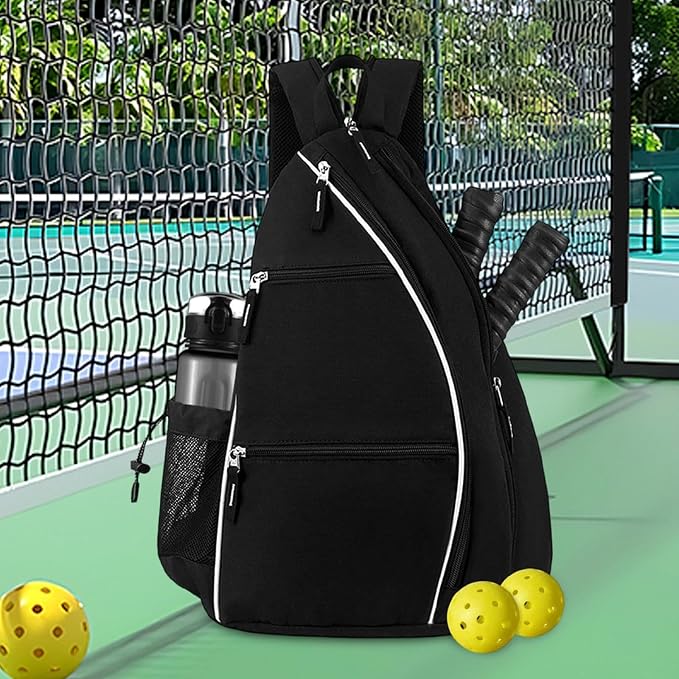 Pickleball Organizer Backpack Paddle Carrying Bag with Water Waterproof Oxford Nylon Lightweight Design Suitable for Sports Gift