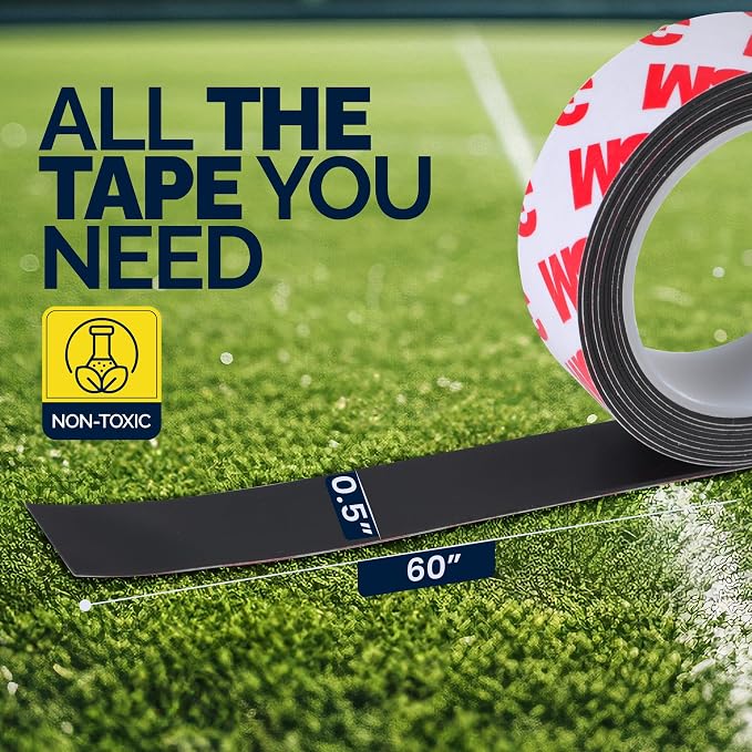 PRO-Grade Weighted Tungsten Tape for Pickleball Paddles, Tennis Rackets or Golf Clubs | Non-Toxic | 60inches