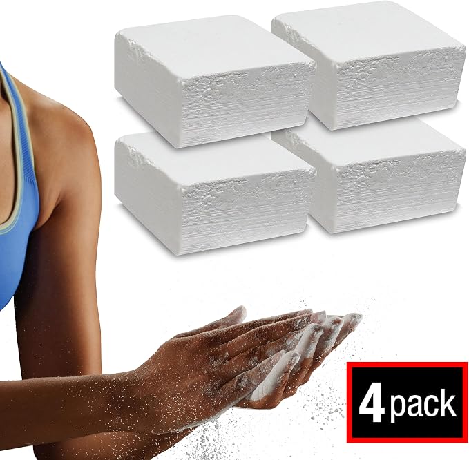 SPRI Chalk Block & Chalk Ball for Gymnastics, Rock Climbing, Bouldering, Rings, Weightlifting, Pool Billiards