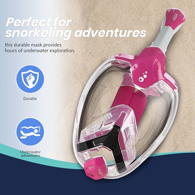 Phantom Aquatics Voda Full Face Snorkel Mask
