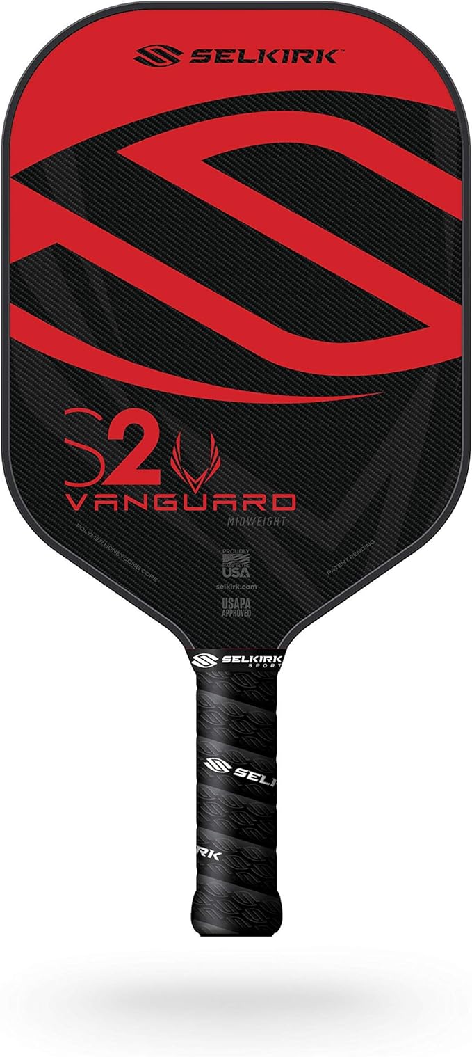 Selkirk Sport Vanguard Hybrid Pickleball Paddle | Carbon Fiber Pickleball Paddle with a Polypropylene X5 Core | Pickleball Rackets